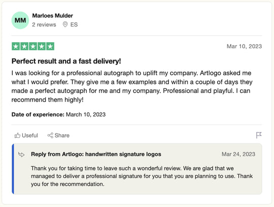 Recenzja Trustpilot